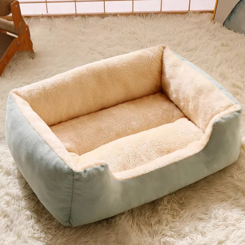 Winter Bed for Cats Pet Products Cushions Kitten Accessories Dog All Houses Supplies Things Accessory Habitats Basket House Bed