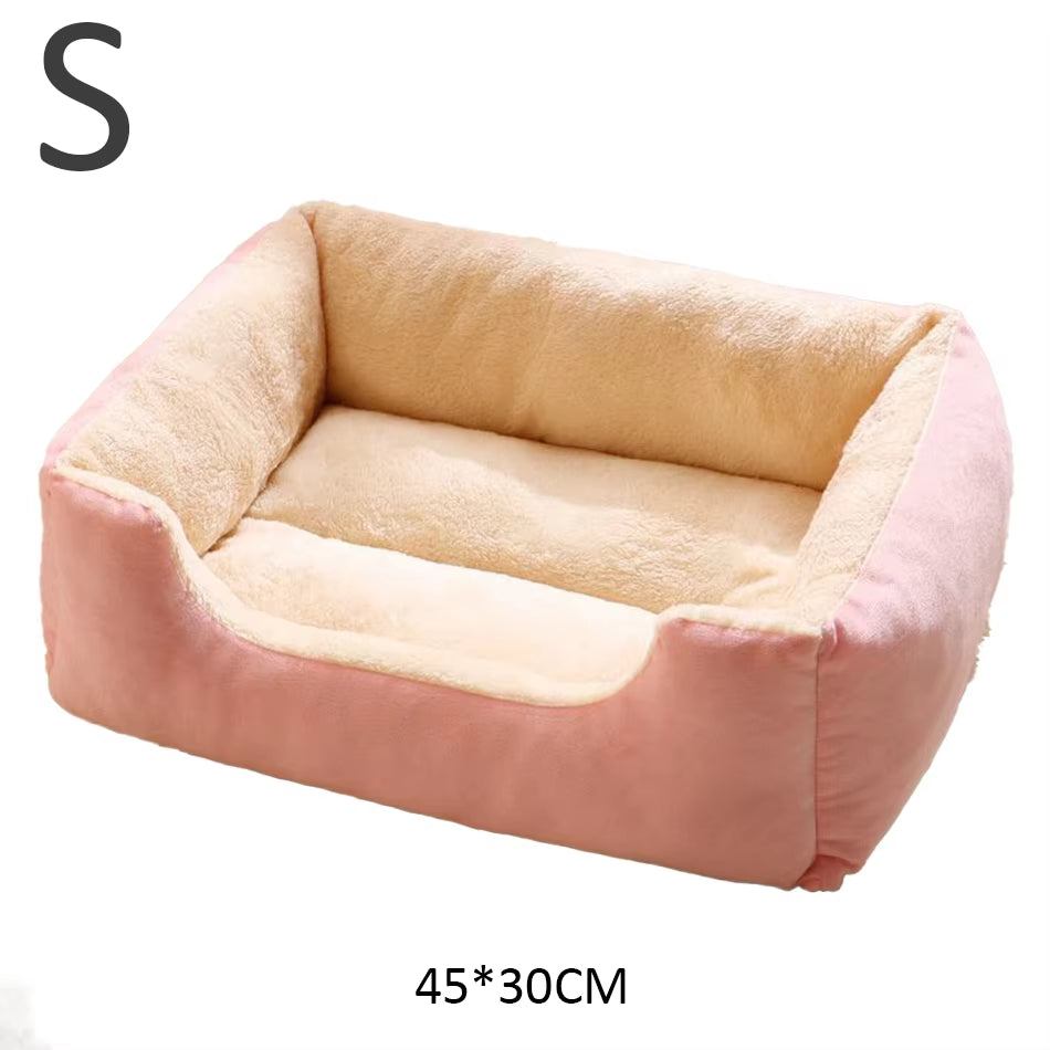 Winter Bed for Cats Pet Products Cushions Kitten Accessories Dog All Houses Supplies Things Accessory Habitats Basket House Bed