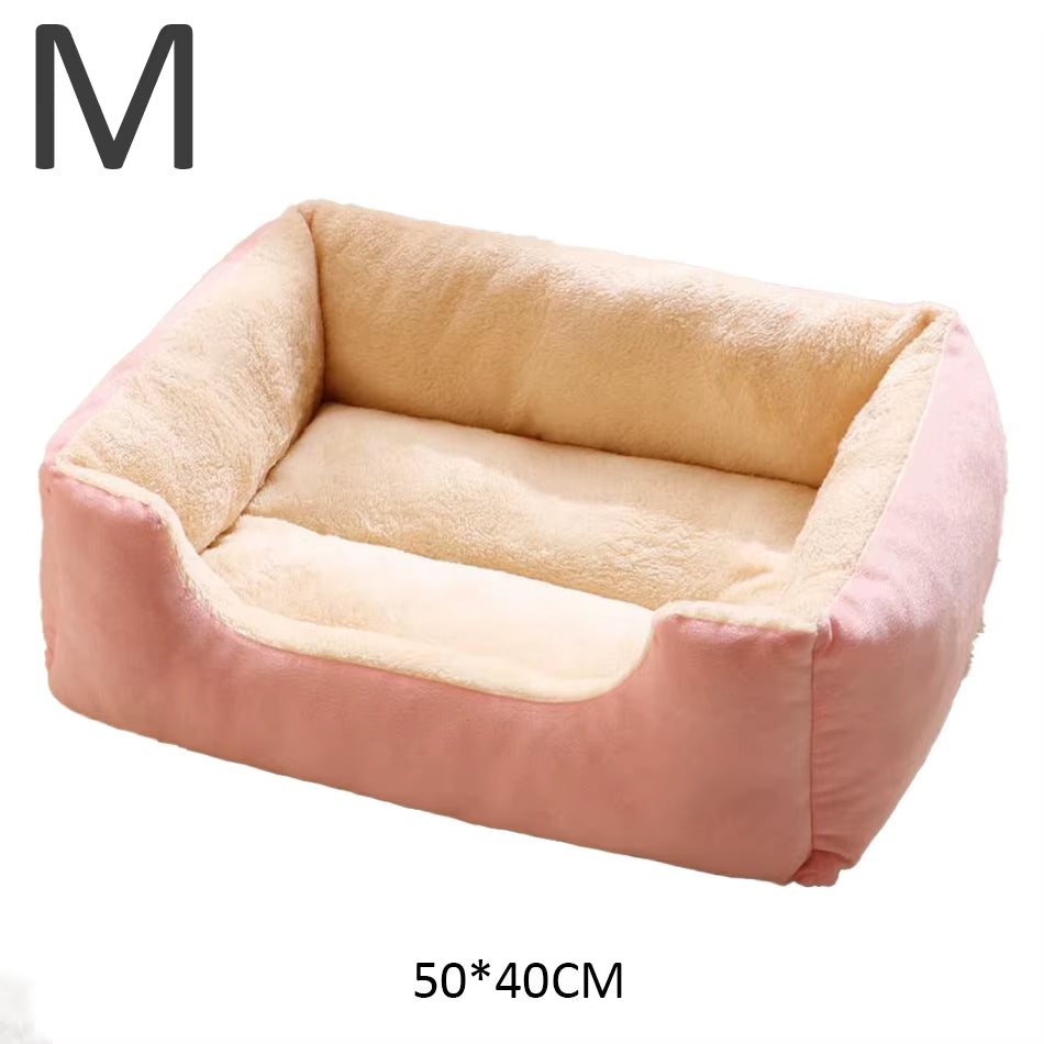 Winter Bed for Cats Pet Products Cushions Kitten Accessories Dog All Houses Supplies Things Accessory Habitats Basket House Bed