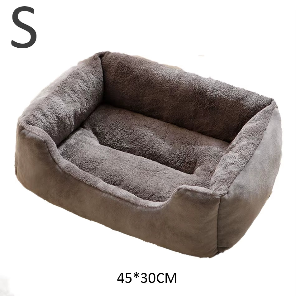 Winter Bed for Cats Pet Products Cushions Kitten Accessories Dog All Houses Supplies Things Accessory Habitats Basket House Bed