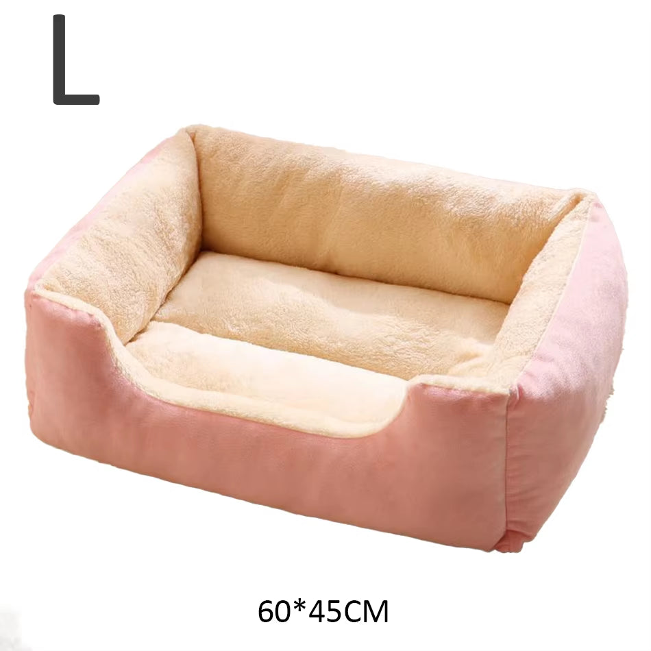 Winter Bed for Cats Pet Products Cushions Kitten Accessories Dog All Houses Supplies Things Accessory Habitats Basket House Bed